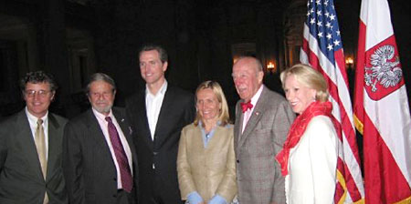 October 21, 2009: Mayor Gavin Newsom Hosts Reception Honoring New San Francisco-Krakow Sister Cities Relationship